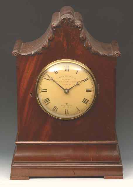 Appraisal: AN EARLY TH CENTURY MAHOGANY EUREKA CLOCK CO LTD LONDON