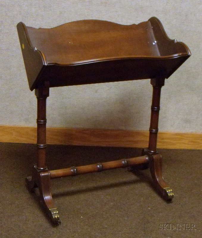 Appraisal: Georgian-style Custom Mahogany Book Stand lg in