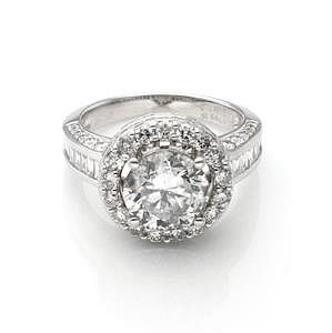 Appraisal: ct Accent k Gold Engagement Ring Round Cut ct Solitaire