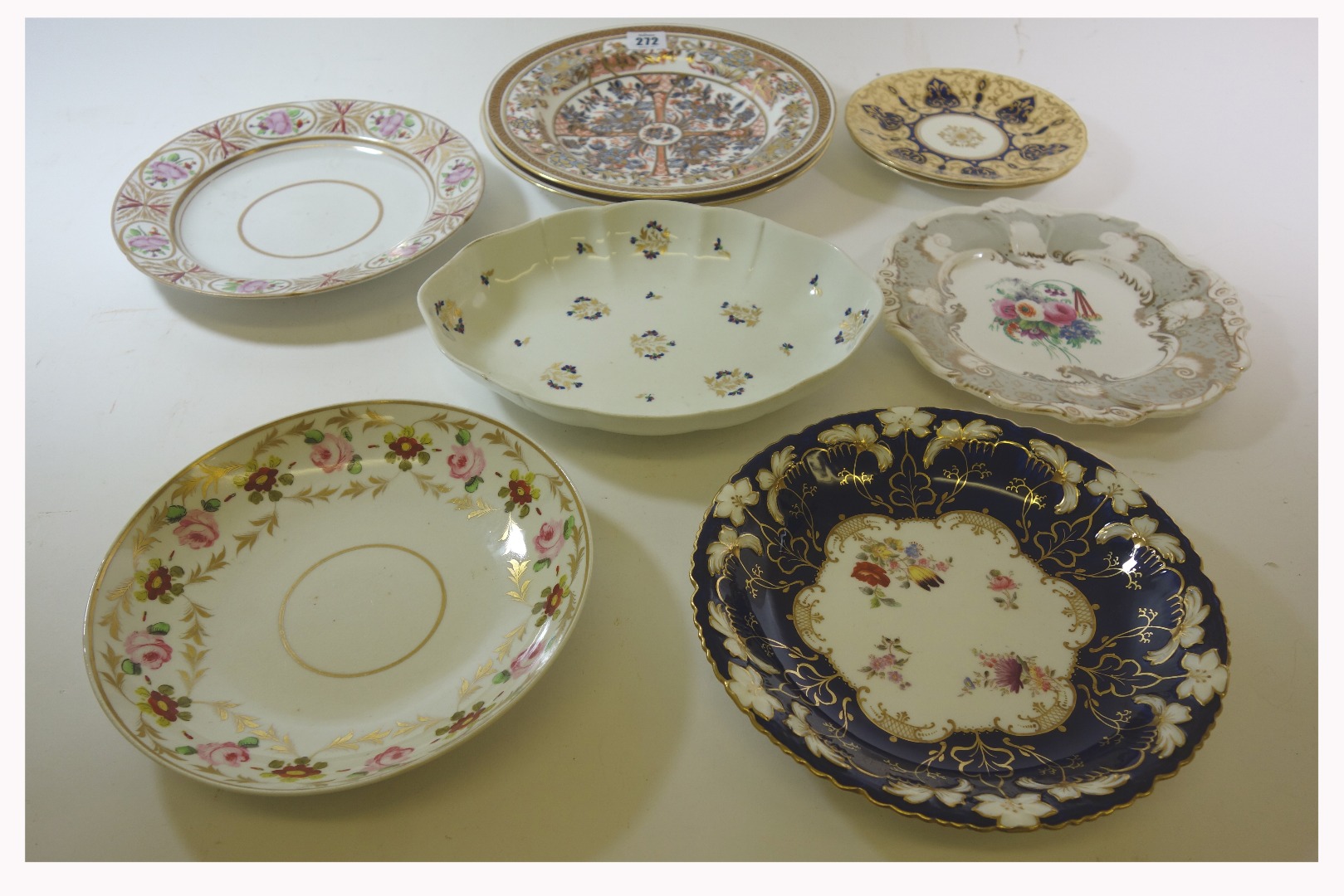 Appraisal: A pair of Wedgwood soup plates decorated in the Imari