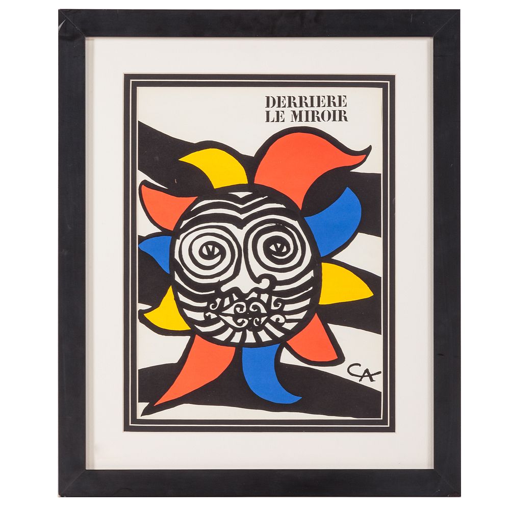 Appraisal: Alexander Calder Composition lithograph American - Lithograph in colors from