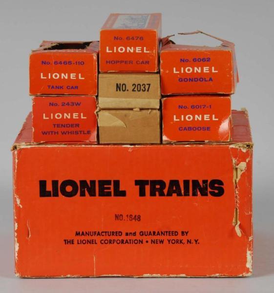 Appraisal: Lionel No Freight Set Description American Post-war This is a