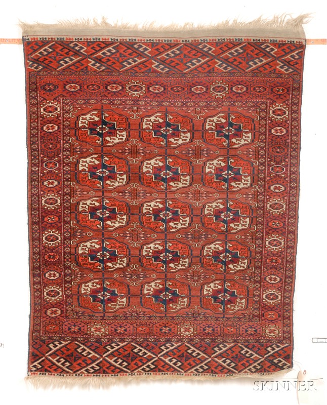 Appraisal: Tekke Rug West Turkestan early th century slight wear to