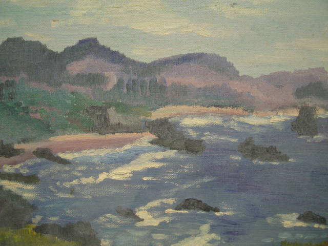 Appraisal: California Coastal Landscape Attributed to Paul Turner Sargent well listed