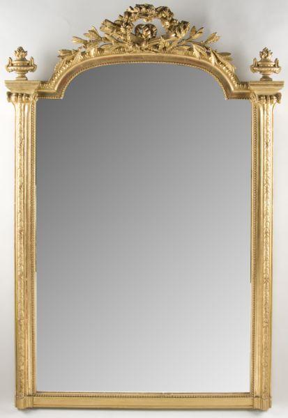 Appraisal: French Second Empire Louis XVI Style Mirror ca s having