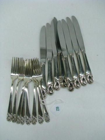 Appraisal: Group of Sterling Silver Flatware International Silver Spring Glory pattern