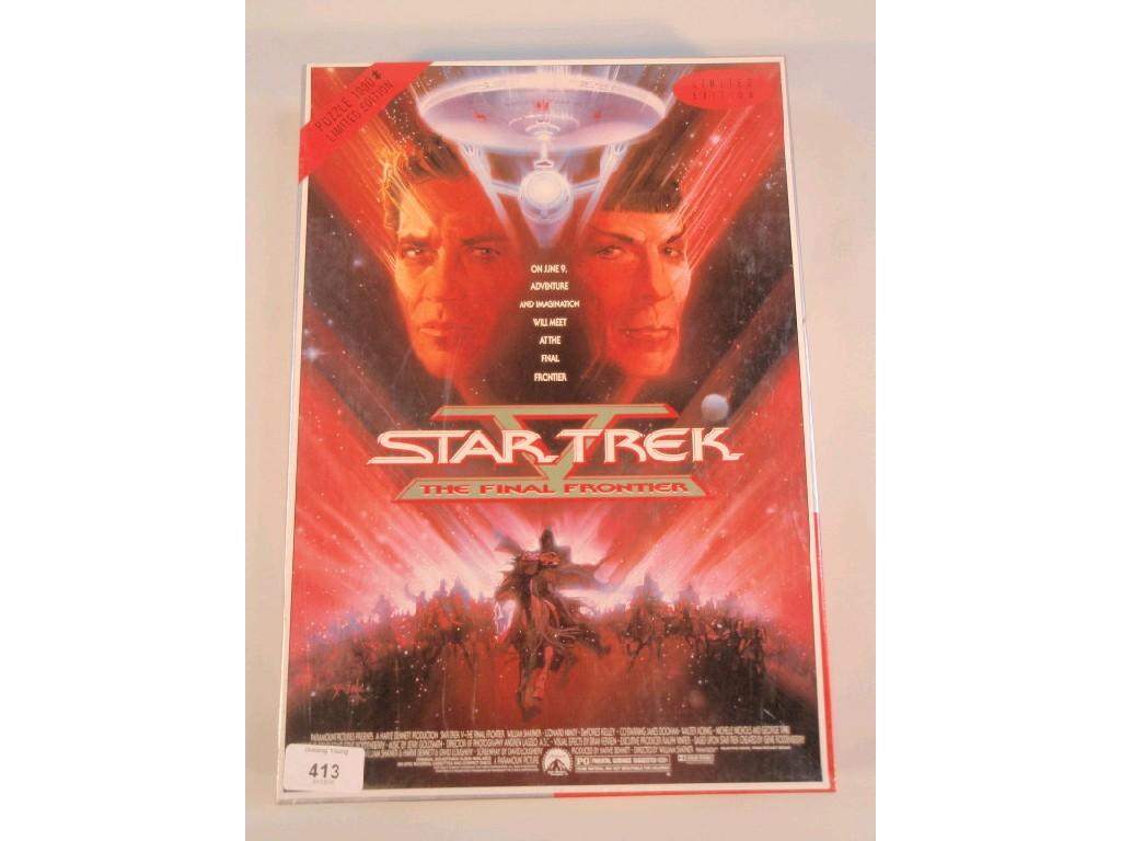 Appraisal: Limited edition puzzle Star Trek The Final Frontier by King