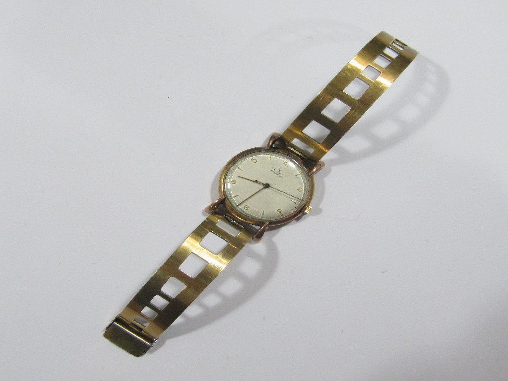 Appraisal: Gents Rolex Precision wrist watch Circa with cream dial Arabic