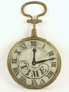 Appraisal: TRADE SIGN - th C double sided pocket watch figural