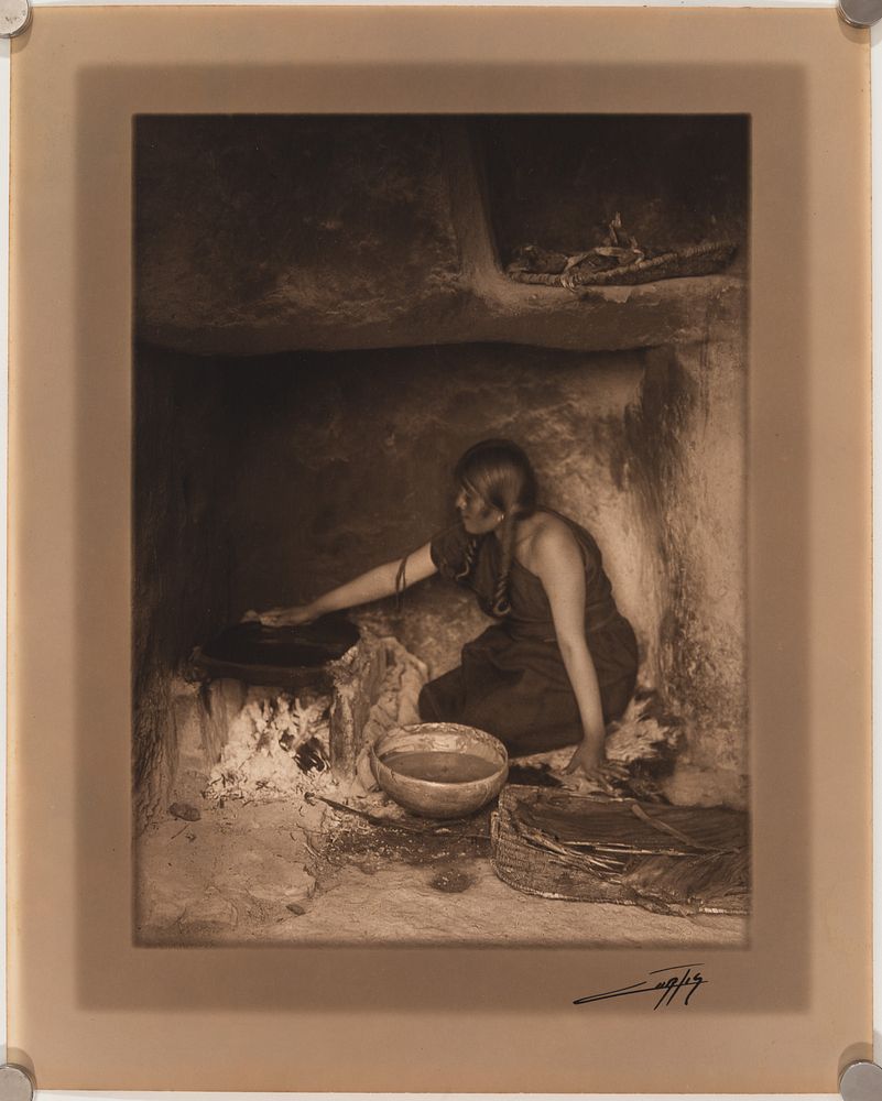 Appraisal: Edward Curtis The Piki Maker Edward S Curtis - The