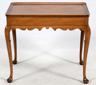 Appraisal: KITTINGER QUEEN ANNE STYLE MAHOGANY TEA TABLE KITTINGER QUEEN ANNE