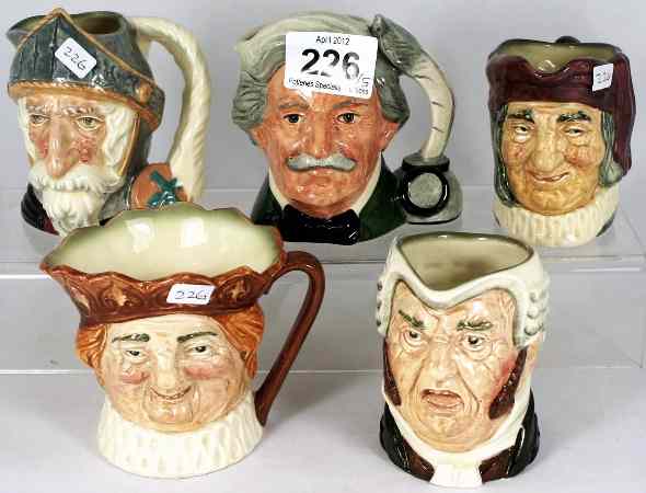 Appraisal: Royal Doulton Small Character Jugs Old King Cole D Buz