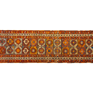 Appraisal: A Kazak Wool Rug Early th Century feet inches x