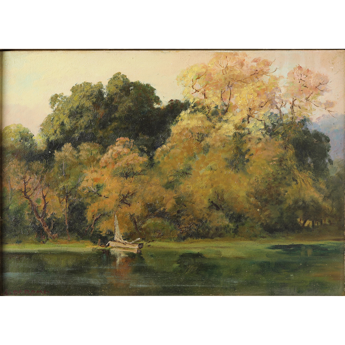 Appraisal: PAINTING ALBERT DE ROME Albert De Rome American - Trees