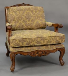 Appraisal: Havertys upholstered armchair Havertys upholstered armchair