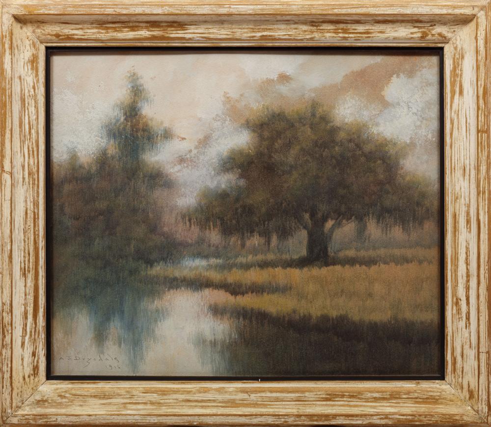 Appraisal: Alexander John Drysdale American New Orleans - Louisiana Bayou with