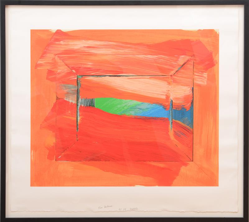 Appraisal: HOWARD HODGKIN b THE SKY'S THE LIMIT FOR GREAT PERFORMANCE