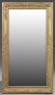 Appraisal: Louis XV Style Gilt and Gesso Overmantel Mirror Louis XV