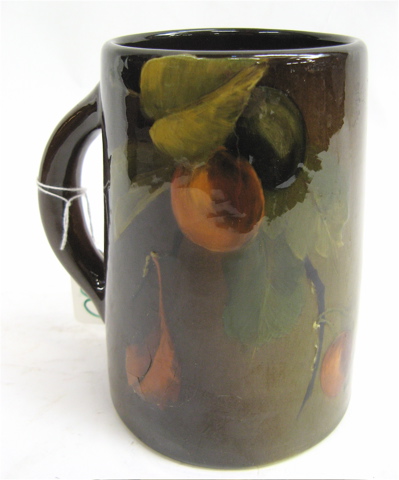 Appraisal: LOUWELSA WELLER AMERICAN ART POTTERY MUG c standard glaze with