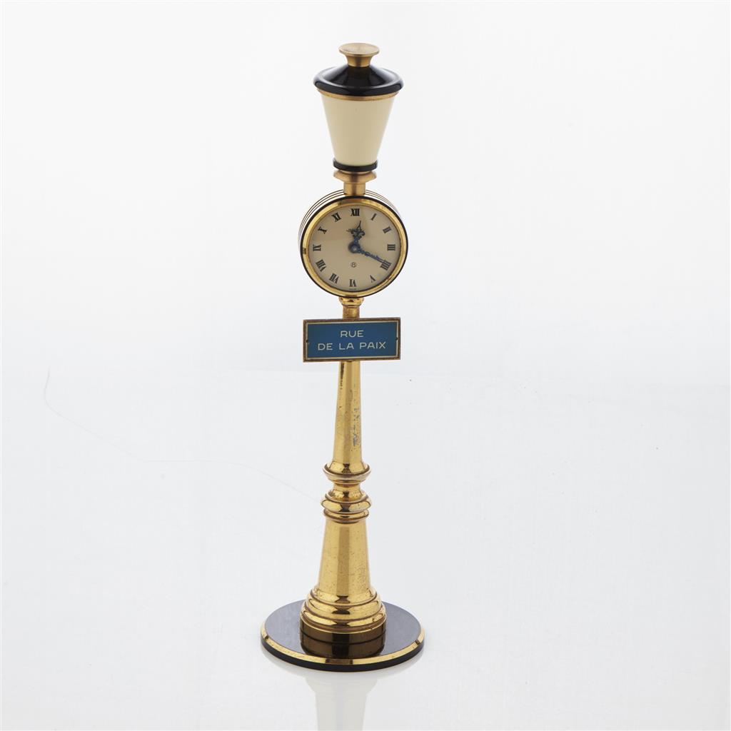 Appraisal: JAEGER LECOULTRE - Rue De La Paix clock traditional French