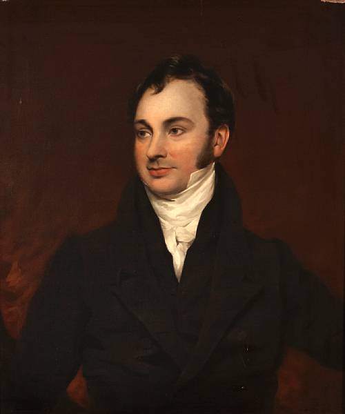 Appraisal: Attributed to George Henry Harlow London - A portrait of