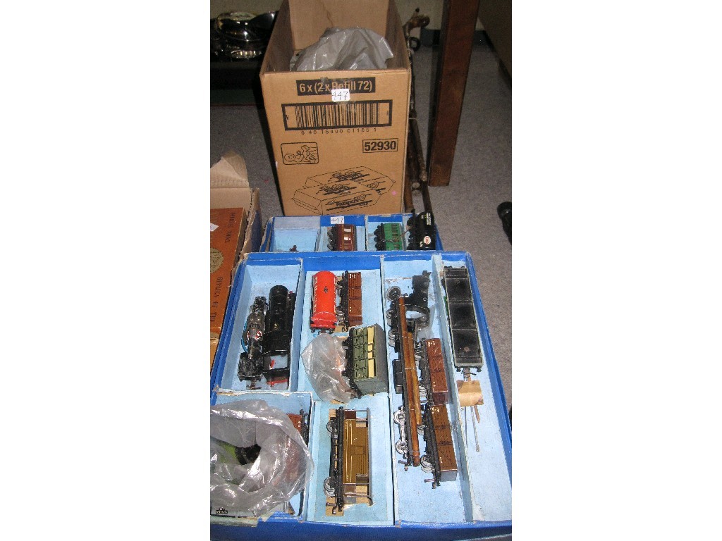 Appraisal: Lot comprising two train sets and a box of track