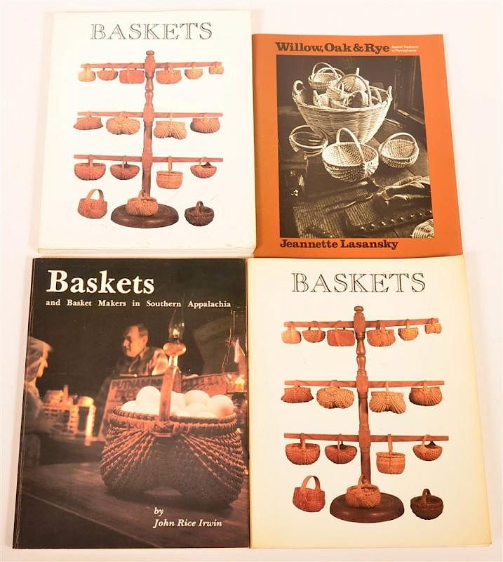 Appraisal: vols Books on Baskets Irwin Baskets Southern Appalachia Exton Schiffer