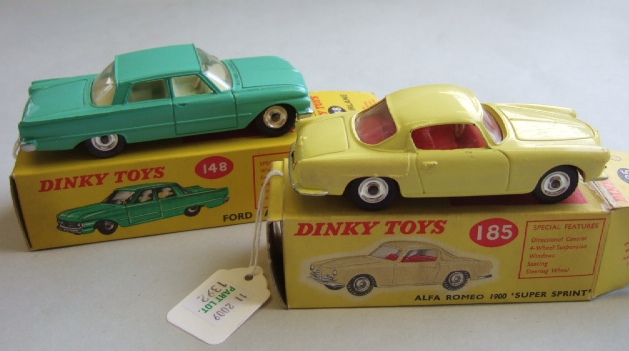 Appraisal: A Dinky Ford fairlane and a Dinky Alfa Romeo 'Super