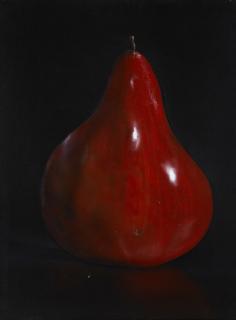 Appraisal: Tom Seghi - American Red Pear oil on canvas signed