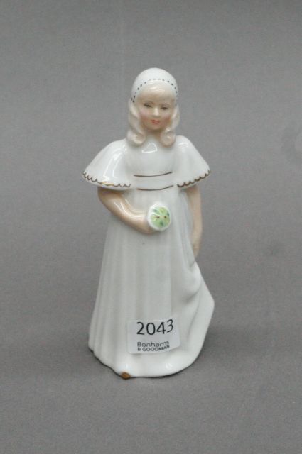 Appraisal: A Royal Doulton figure of 'The Bridesmaid' HN cm high