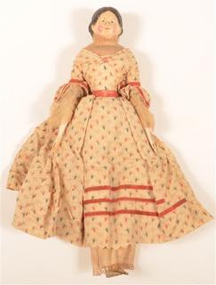 Appraisal: Painted and composition Jenny Lind Style Doll h Good with