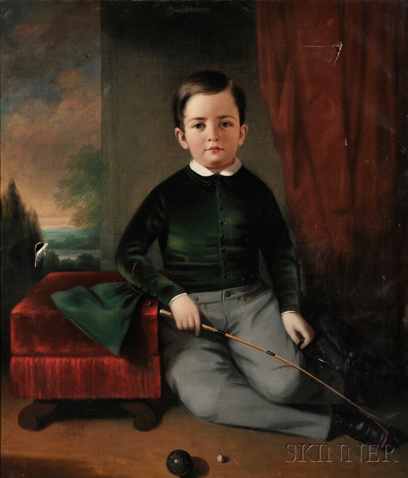 Appraisal: Henry Cheevers Pratt Massachusetts - Portrait of a Young Boy