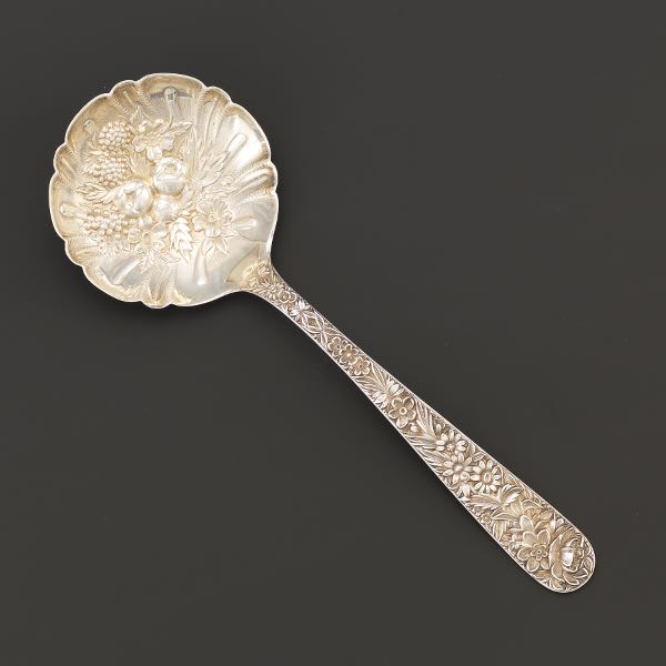 Appraisal: KIRK CO STERLING SILVER BERRY SPOON Stering berry spoon marked