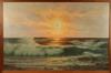 Appraisal: OOC - Large Seascape with Sunrise by Joseph H Arentz