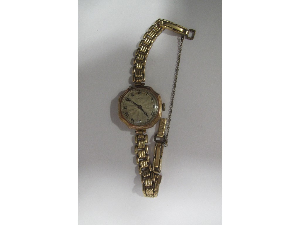 Appraisal: Ladies early ct gold Rolex wrist watch with rolled gold