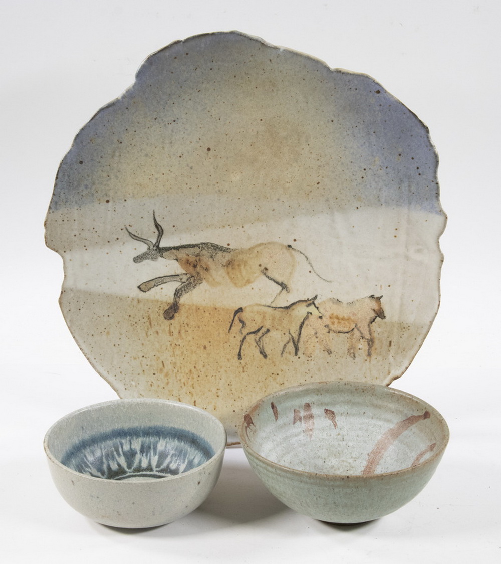 Appraisal: PCS NEW ENGLAND ART POTTERY Group of Pieces of Late