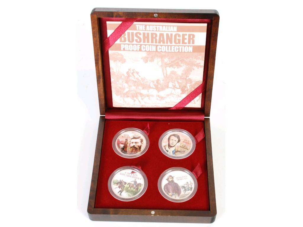 Appraisal: PERTH MINT 'THE AUSTRALIAN BUSH RANGER' PROOF COIN COLLECTION comprising