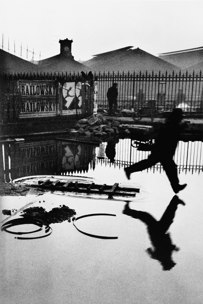 Appraisal: HENRI CARTIER-BRESSON - Behind the Gare Saint-Lazare Paris Silver print