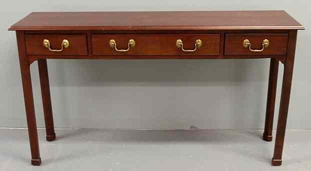 Appraisal: Chippendale style mahogany huntboard h x w x d