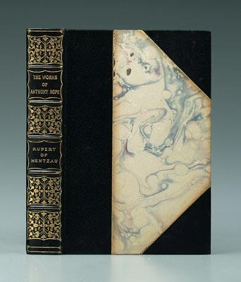 Appraisal: leather-bound books The Works of Anthony Hope D Appleton and