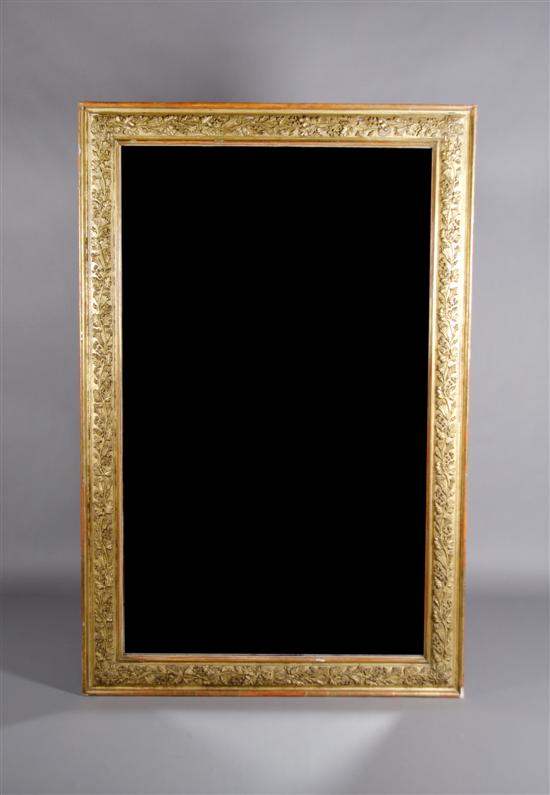 Appraisal: A Giltwood Mirror Height x width inches