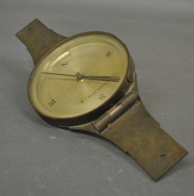 Appraisal: - Brass surveyor s compass signed W T Gregg New