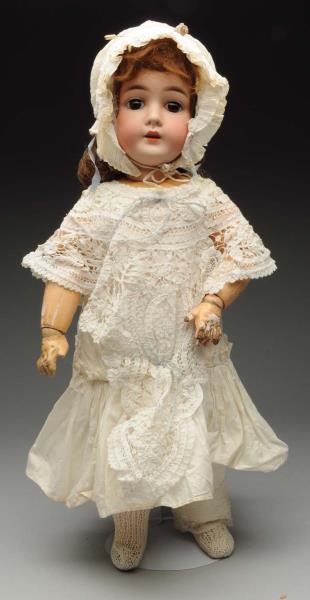 Appraisal: Pretty French Child Doll Bisque socket head incised Mon Tresor