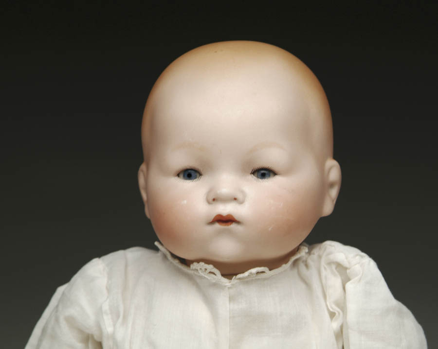 Appraisal: S GERMAN BISQUE CHARACTER BABY cm long - cm head