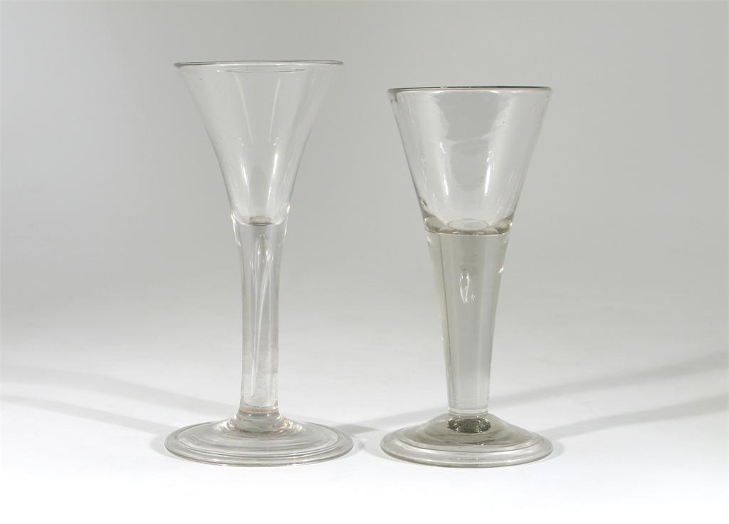 Appraisal: Two wine glasses