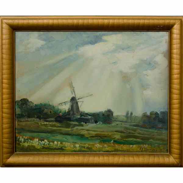 Appraisal: Landscape by Edward Timmons Edward Joseph Finley Timmons American -