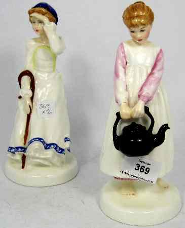 Appraisal: Royal Doulton Figures Polly Put the Kettle HN And little