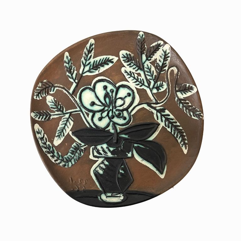 Appraisal: Pablo Picasso Spanish - Pablo Picasso Spanish - Flower Ceramic