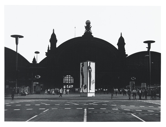 Appraisal: METZKER RAY K - Untitled Frankfurt Silver print x inches