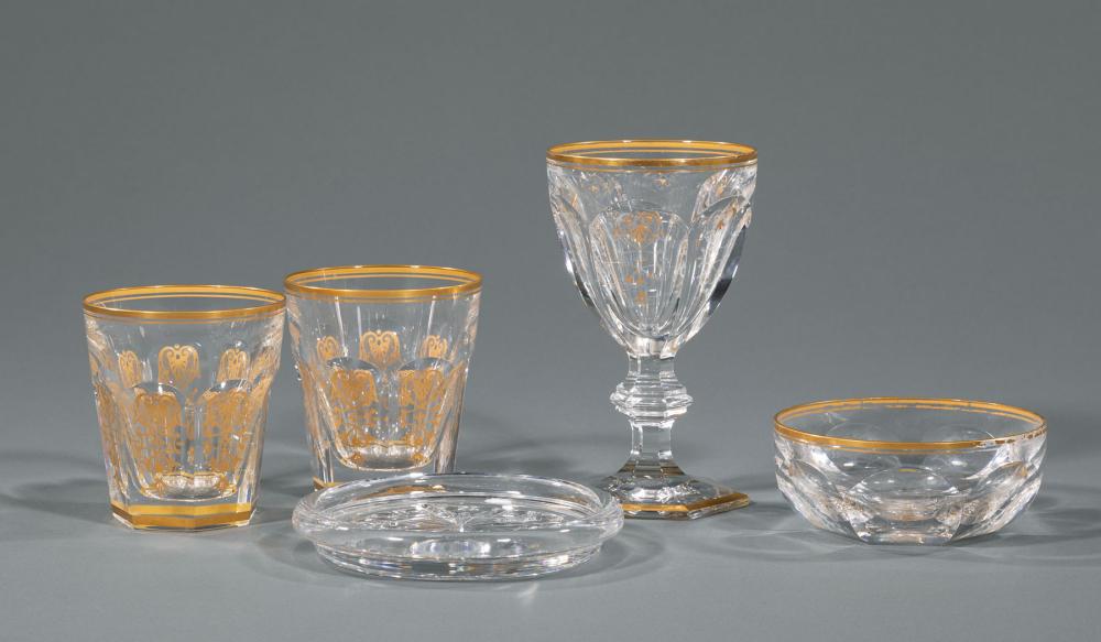 Appraisal: Partial Set of Baccarat Crystal Harcourt Empire Stemware and Tableware